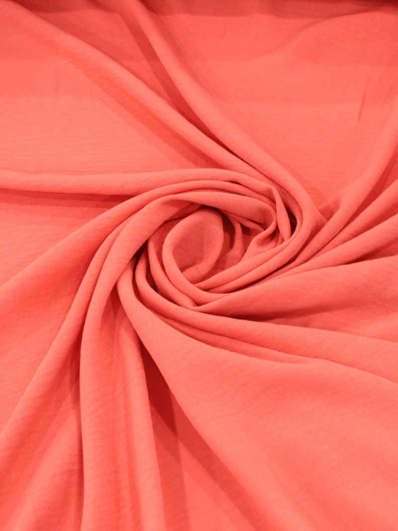 Tecido Crepe Duna Coral