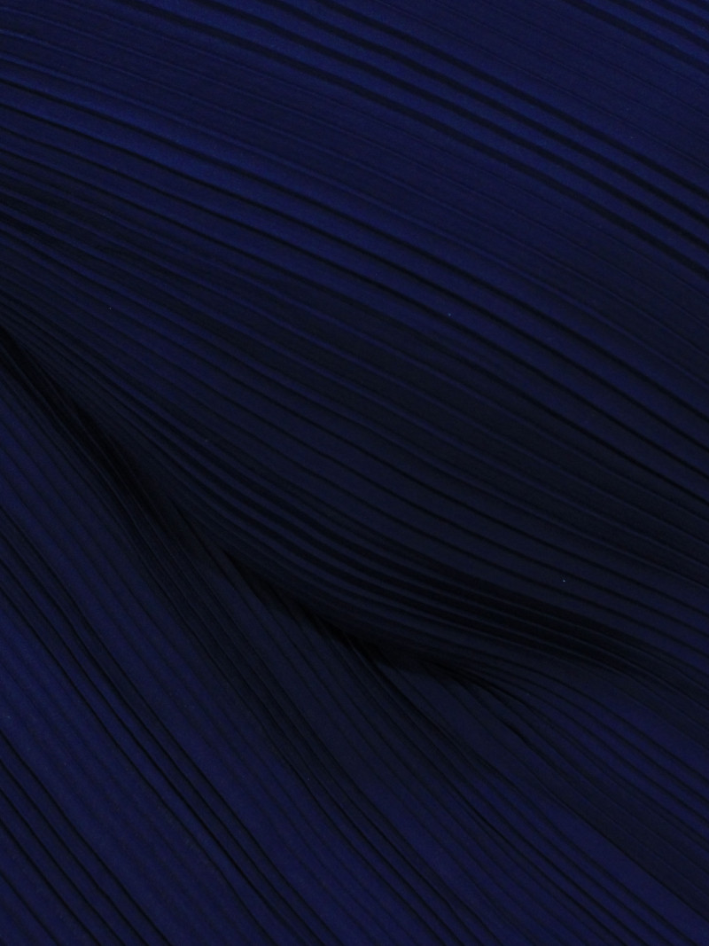 Tecido Crepe Plissado Azul Marinho