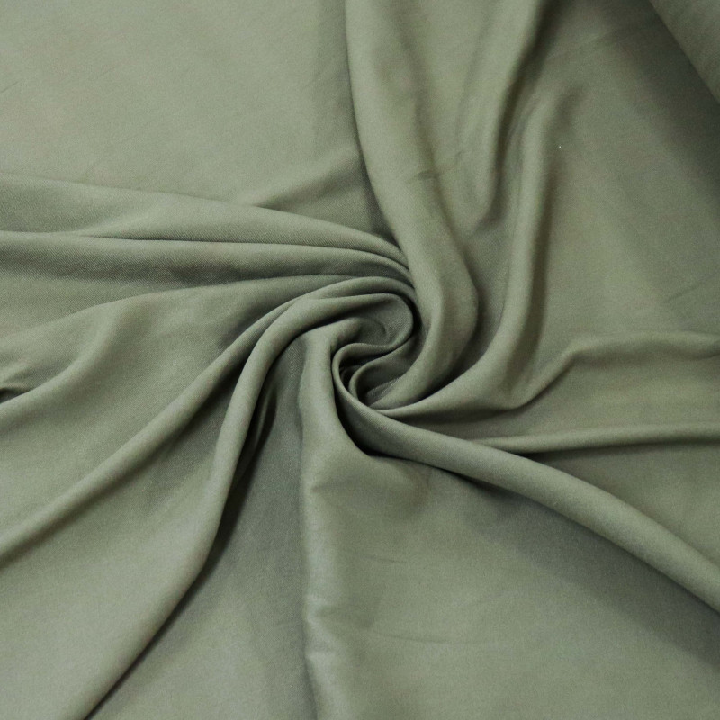 Tecido Viscose Sarjada Verde Musgo