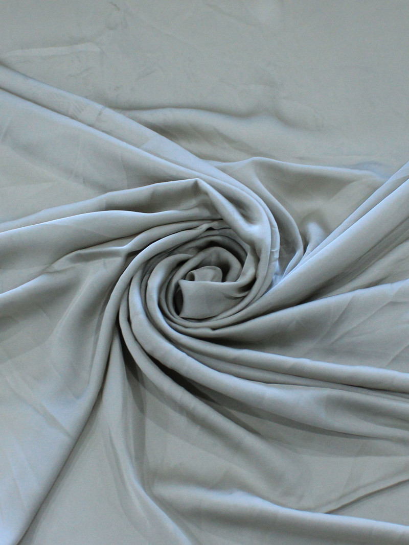 Tecido Crepe Silk Cinza 