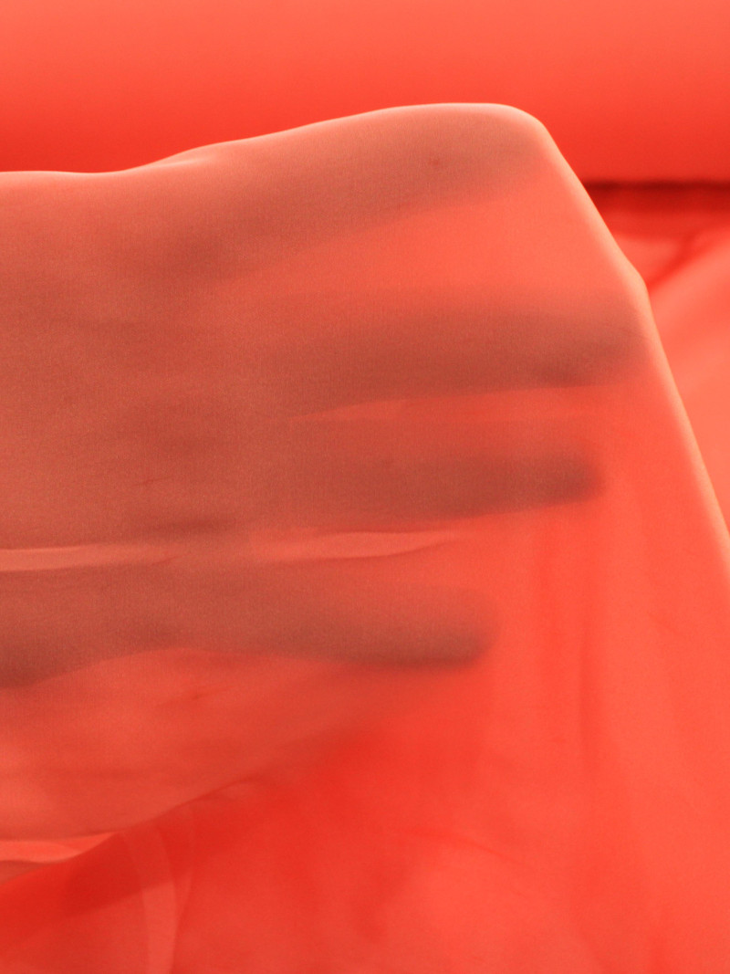 Tecido Crepe Silk Coral