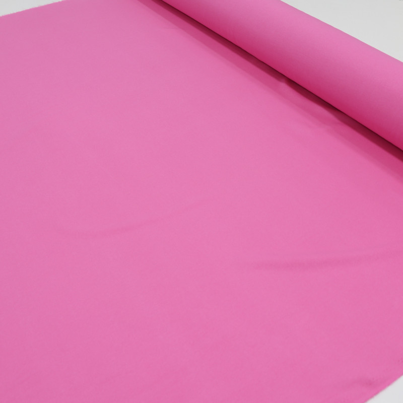 Tecido Viscose Sarjada Rosa Chiclete