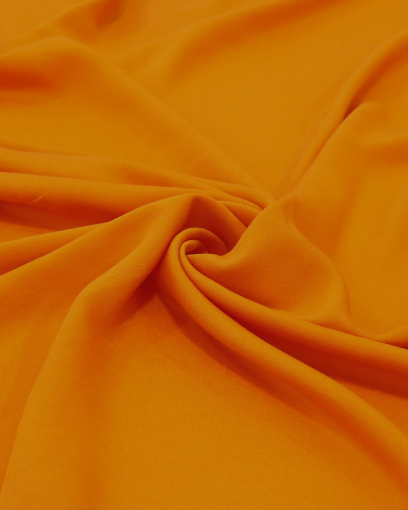 Tecido Viscose Satin Laranja Cenoura
