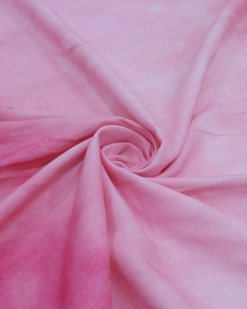 Tecido Linho Misto Italiano Tie Dye Tons de Rosa (COM DETALHES)
