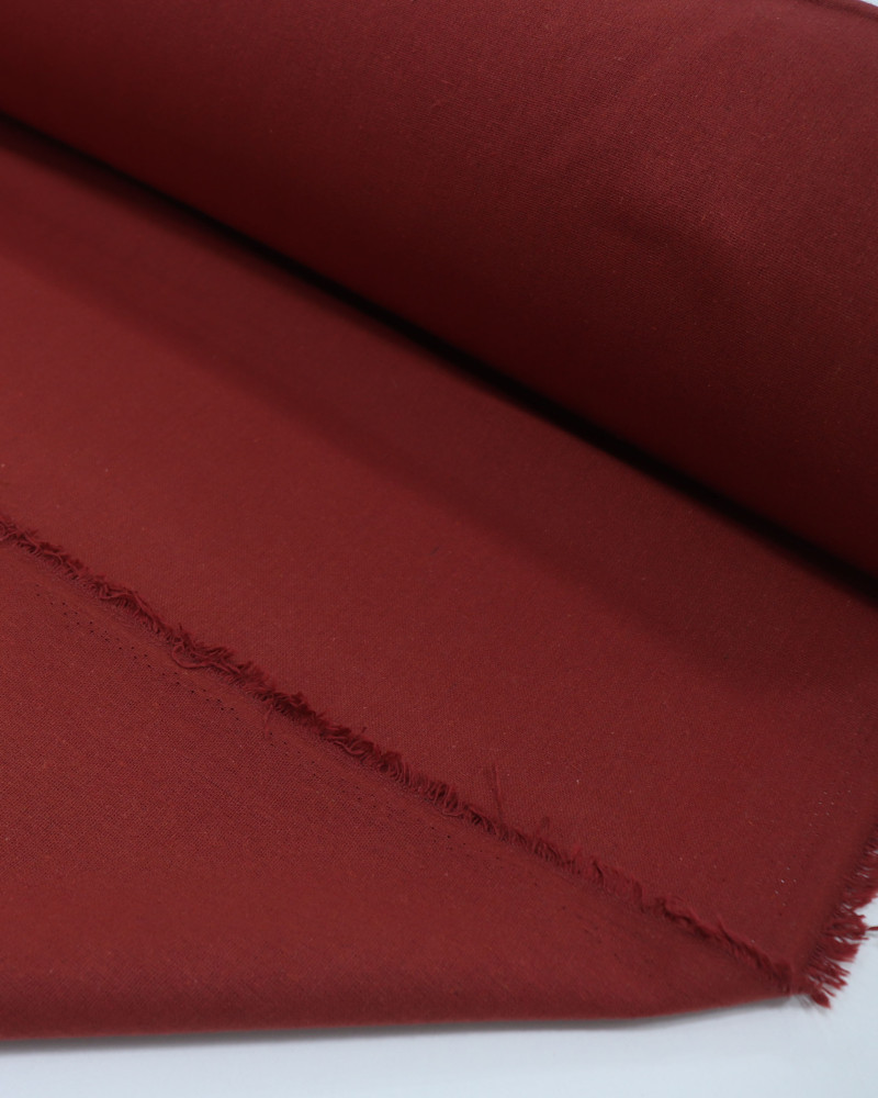 Tecido Linho Misto Rústico Argila Vermelha (1m)