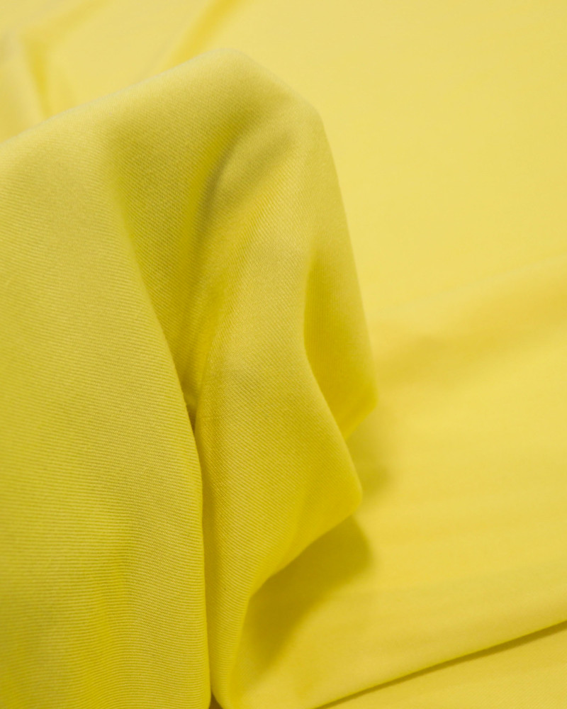 Tecido Viscose Sarjada Amarelo (0.5m)