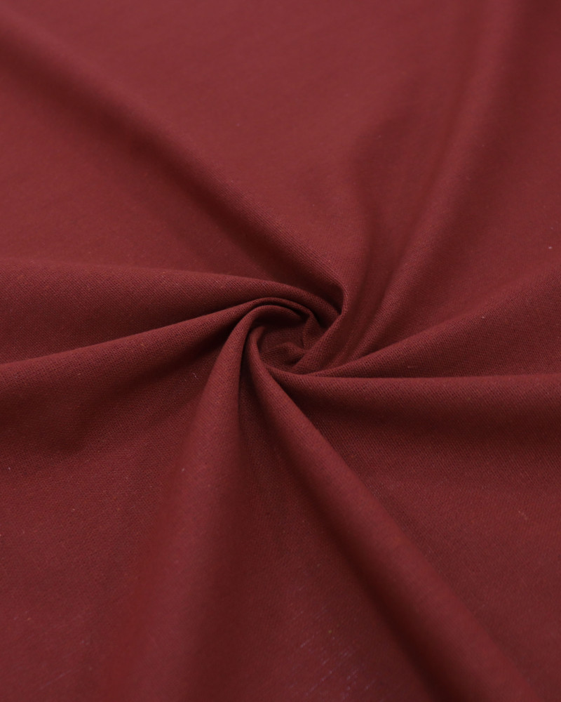 Tecido Linho Misto Rústico Argila Vermelha (1m)