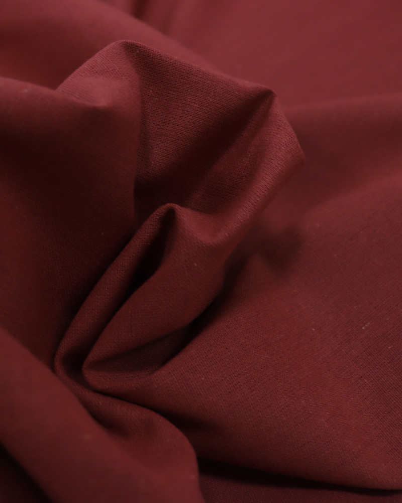 Tecido Linho Misto Rústico Argila Vermelha (1m)