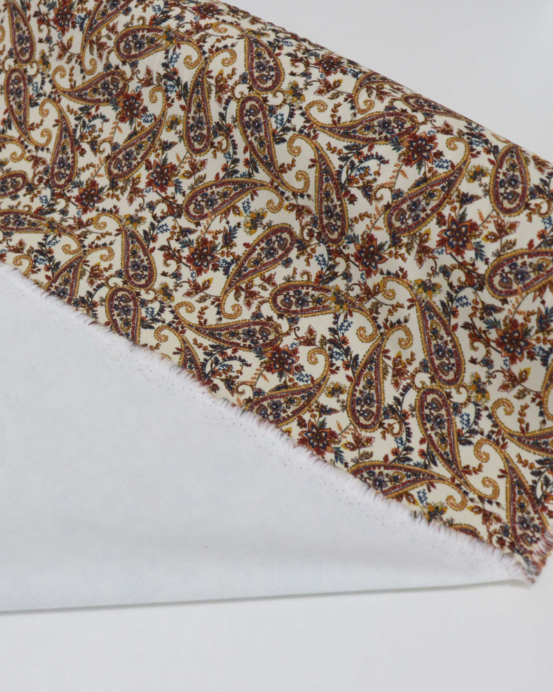 Tecido Veludo Cotelê Italiano Cashmere Dourado