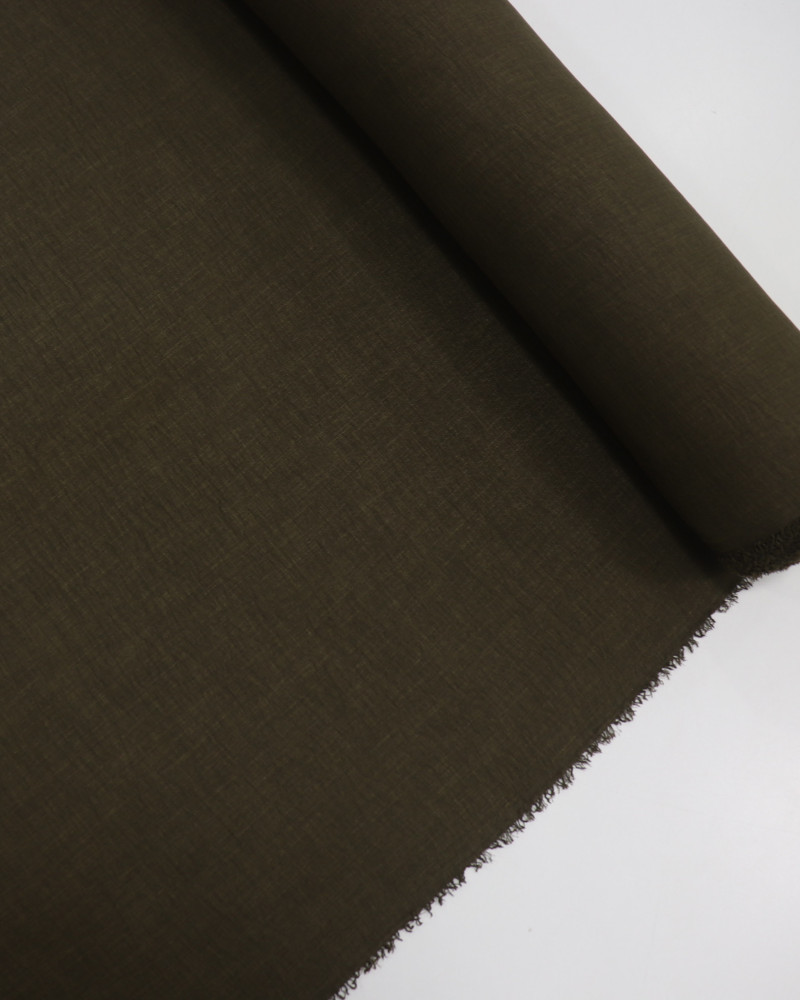 Tecido Crepe Duna Texturizado Verde Alcaparra (0.8m)