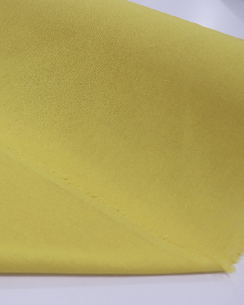 Tecido Linho Misto Rústico Amarelo Sol (0.6m)