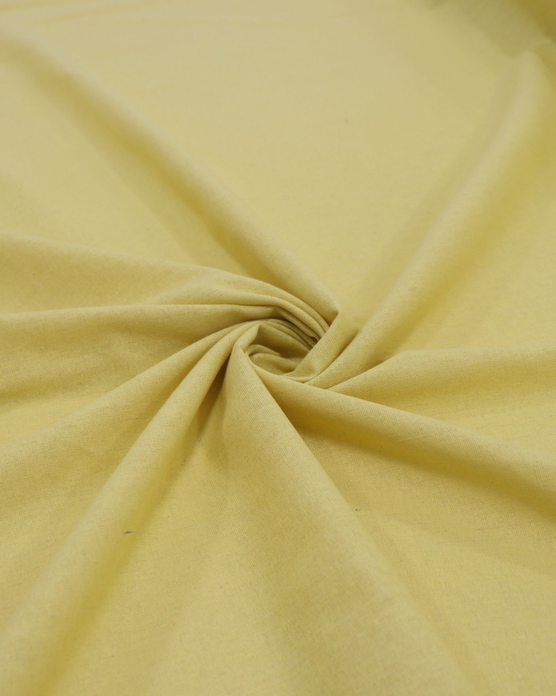 Tecido Linho Misto Rústico Amarelo Sol (0.6m)