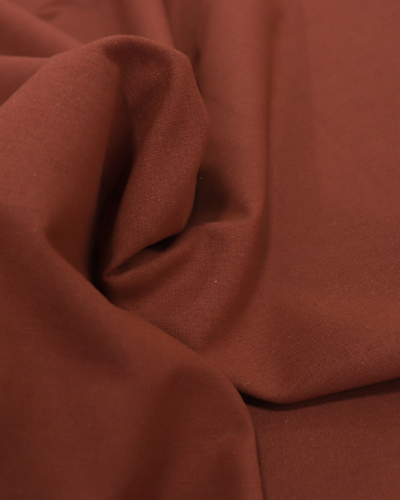 Tecido Linho Misto Rústico Telha (1.4m)