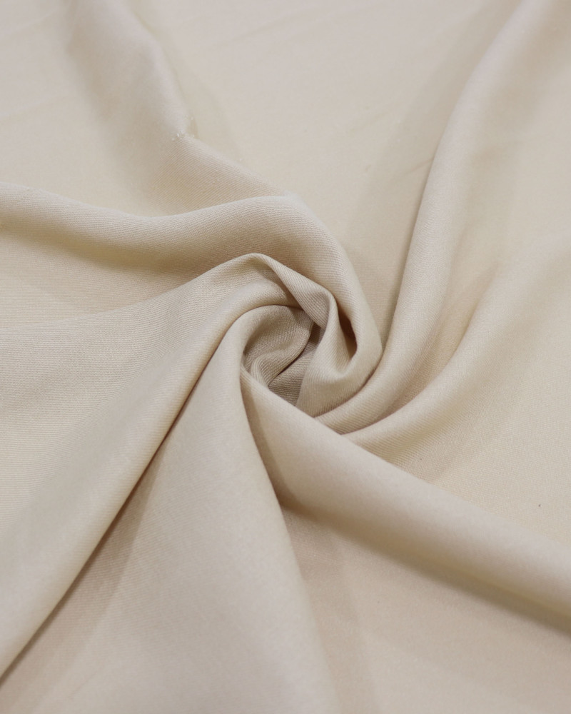 Tecido Viscose Sarjada Bege Claro (0.6m)
