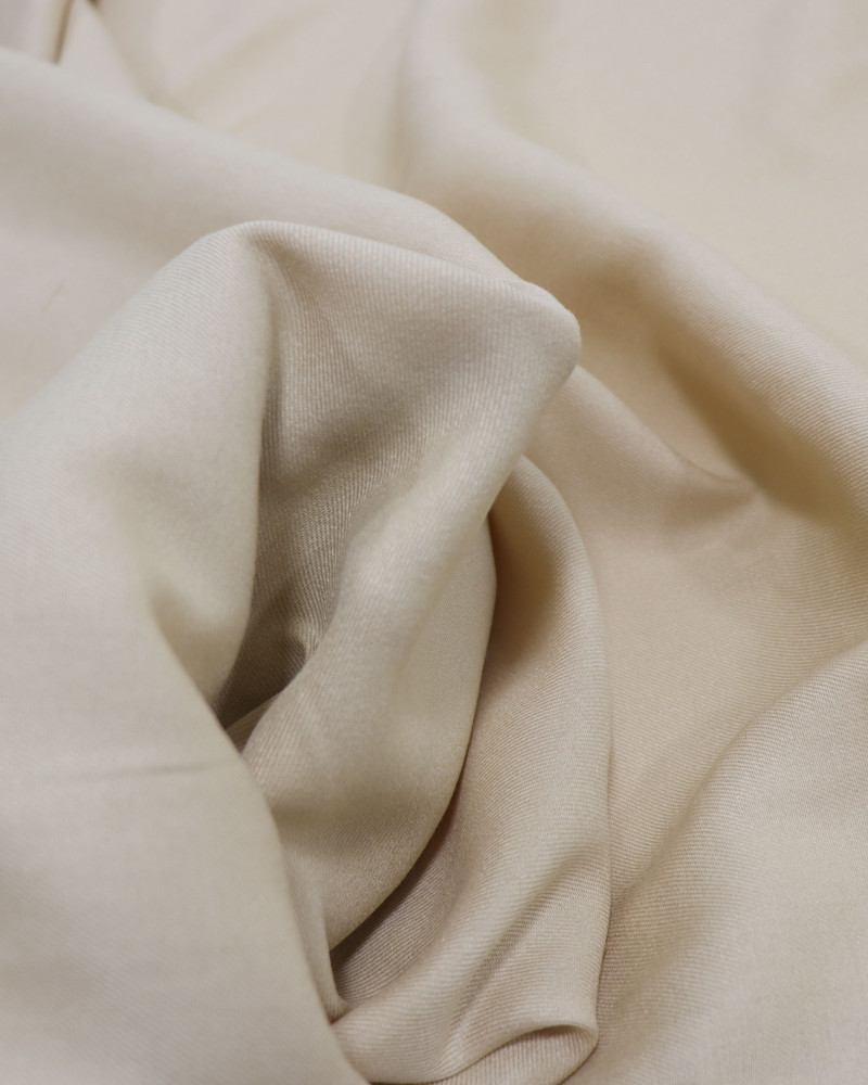 Tecido Viscose Sarjada Bege Claro (0.6m)