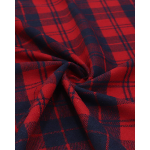 Tecido Flanela Mista Xadrez Duplo Azul Marinho e Vermelho