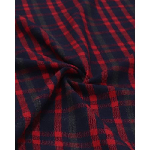 Tecido Flanela Mista Multi Xadrez Verde, Vermelho e Azul Marinho
