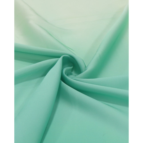 Tecido Crepe Silk Italiano Degradê Lilás e Verde Água