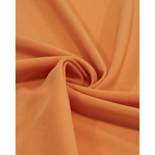 Tecido Crepe Texturizado com Elastano Laranja Claro