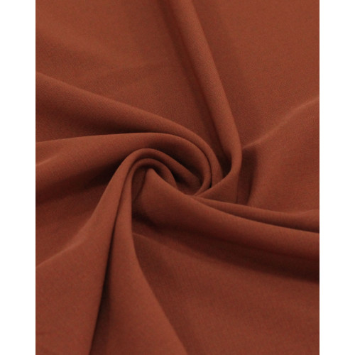 Tecido Crepe Texturizado com Elastano Castanho