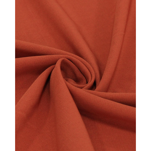 Tecido Crepe Texturizado com Elastano Terracota