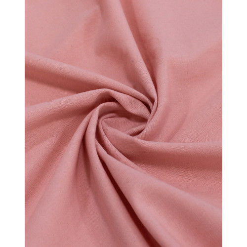 Tecido Linho Misto Rústico com Algodão Rosa Claro