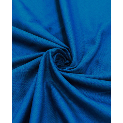 Tecido Linho Panama Leve Azul Cobalto