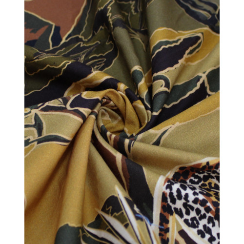 Tecido Sarja com Elastano Premium Safari Tons Terrosos 