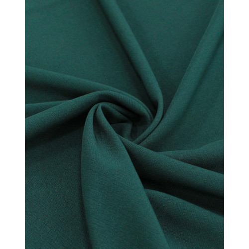 Tecido Crepe Texturizado com Elastano Verde Esmeralda