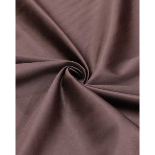Tecido Sarja Acetinada Mista com Elastano Chocolate