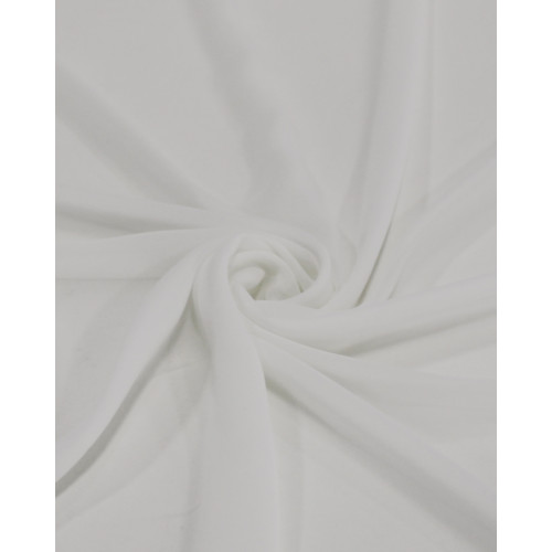Tecido Crepe Chiffon Offwhite