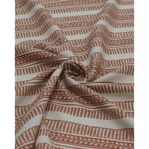 Tecido Viscose Texturizada Micro Pingos Irregulares Creme e Verde Musgo