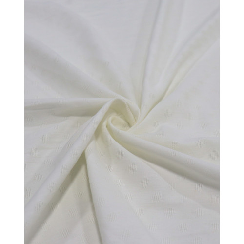 Tecido Cambraia Poá Maquinetado Offwhite (1.3m)