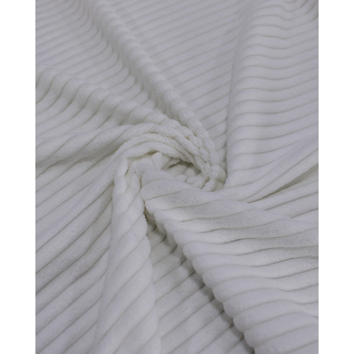 Tecido Veludo Cotelê Jumbo Offwhite