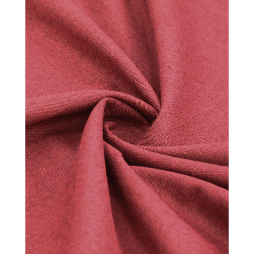 Tecido Linho Misto Rústico Marsala Mescla