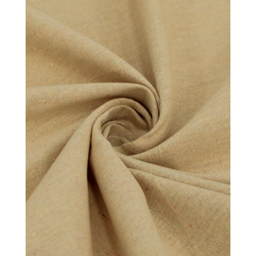 Tecido Linho Misto Rústico Areia Mescla