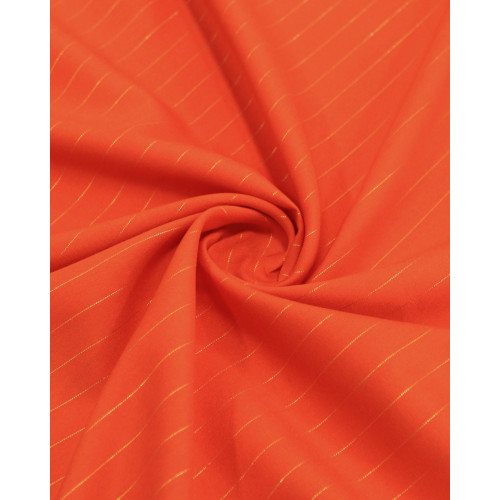 Tecido Viscose com Lurex Laranja Neon