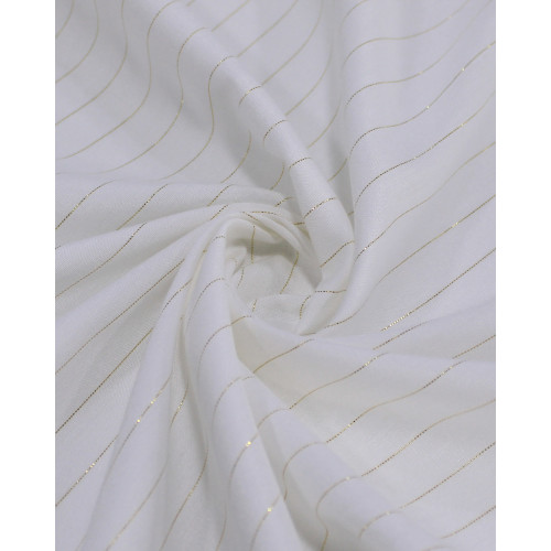 Tecido Viscose com Lurex Offwhite