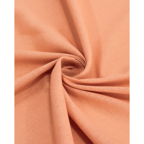 Tecido Linho Misto Rústico Laranja Estonado