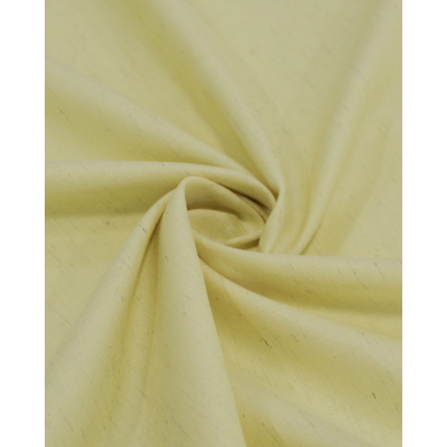Tecido Linho Panama Leve Amarelo Manteiga