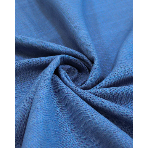 Tecido Linho Misto Texturizado Azul Céu