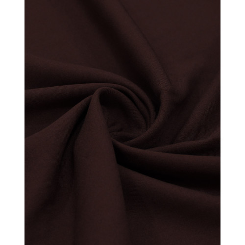 Tecido Viscose Sarjada Marrom Escuro