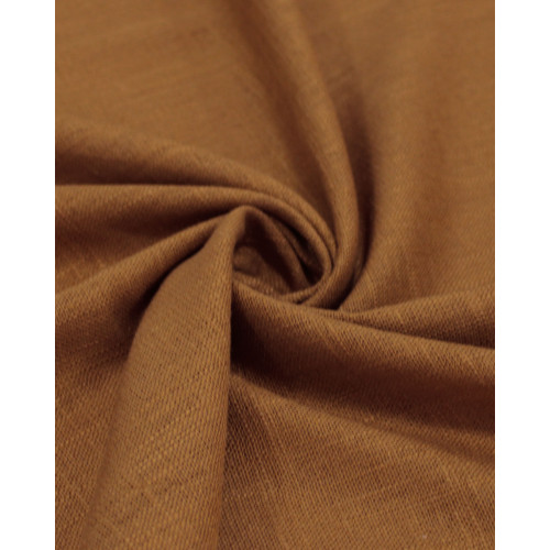 Tecido Linho Misto Texturizado Caramelo