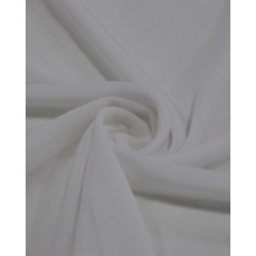 Tecido Crepe Chiffon Offwhite 