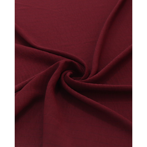 Tecido Crepe Duna Risca de Giz Preto e Marsala