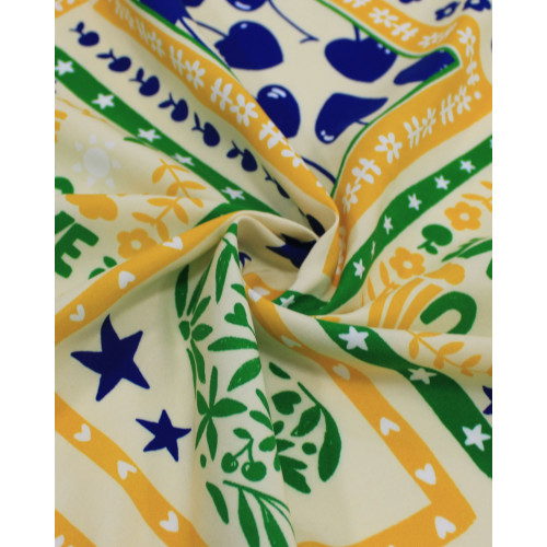 Tecido Viscose Premium Brasilidade Multi Estampa em Recortes