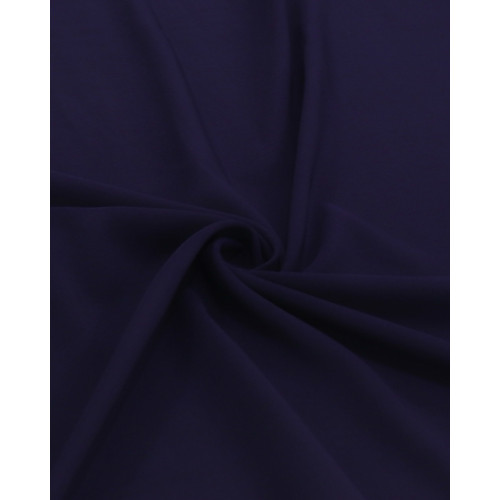 Tecido Crepe Texturizado com Elastano Azul Marinho Noite