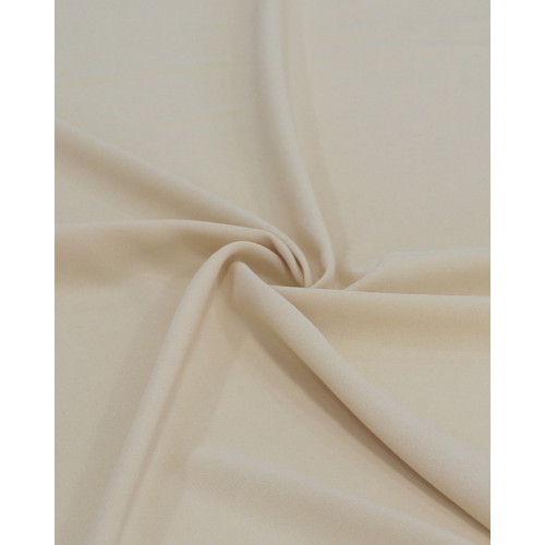 Tecido Crepe Texturizado com Elastano Bege Claro