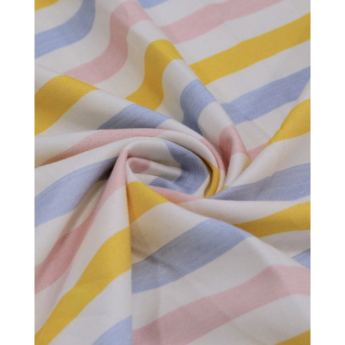 Tecido Viscose Premium Listras Candy Color