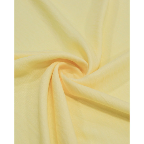 Tecido Crepe Duna Texturizado Amarelo Manteiga